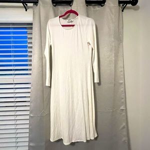 iconic luxe Women's A-Line Swing Trapeze Midi Dress